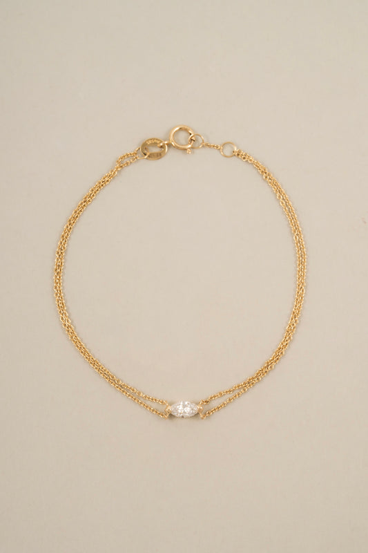 Marquise Solitaire Bracelet