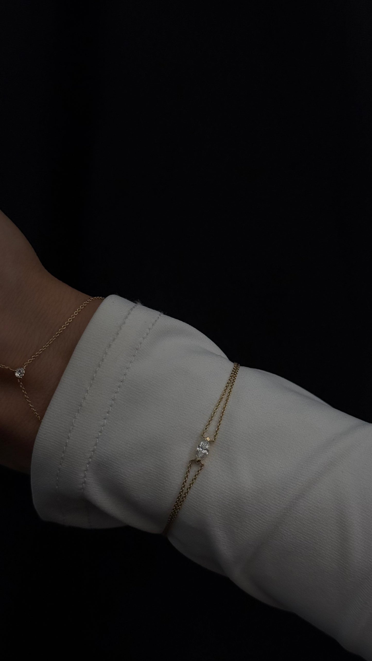 Marquise Solitaire Bracelet